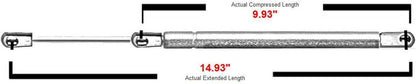 Front Hood Lift Supports Struts for Acura CL 2001-2003, Acura TL 1999-2001 Hood 6322,SG326015